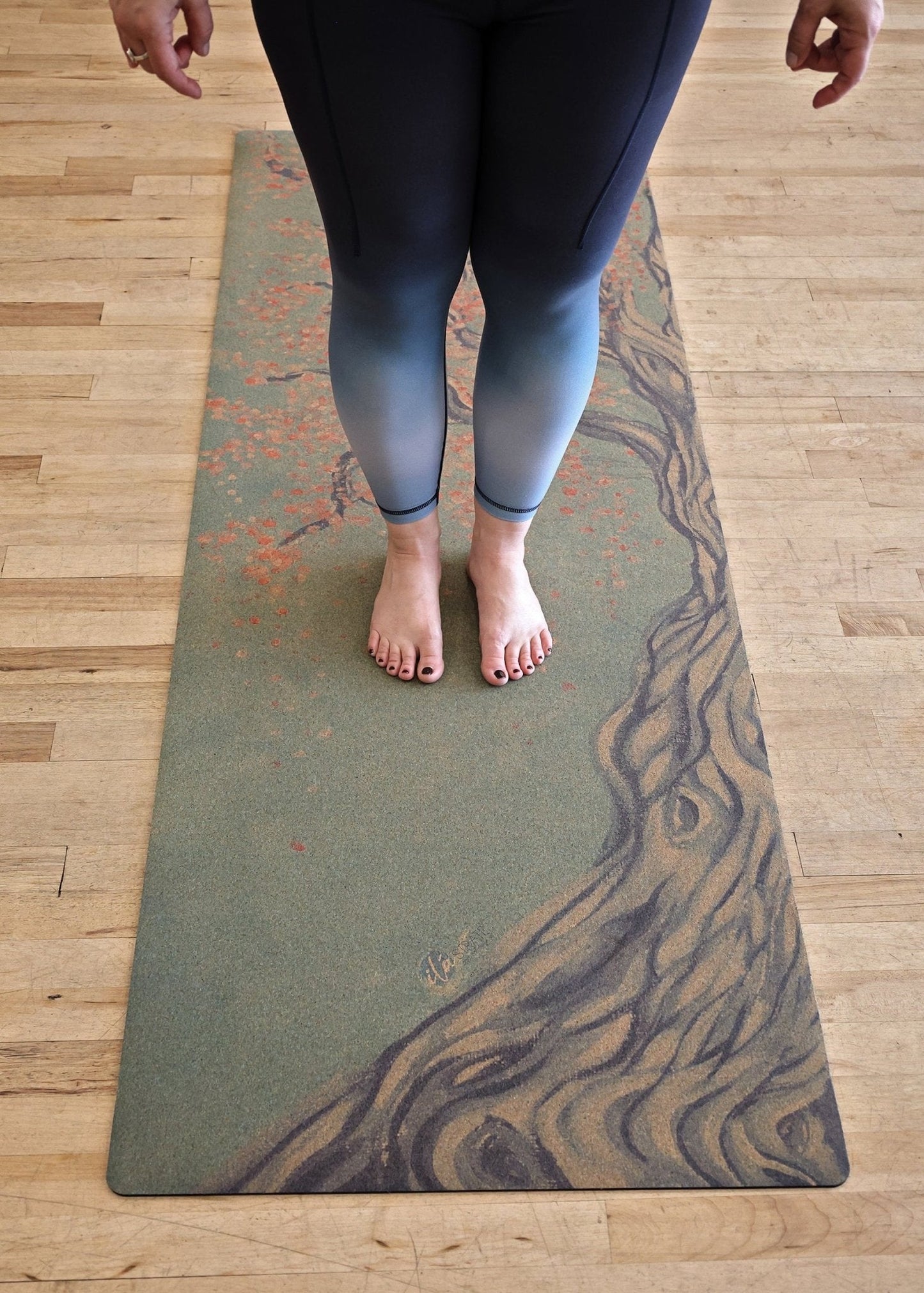 Tree Pose Cork Yoga Mat