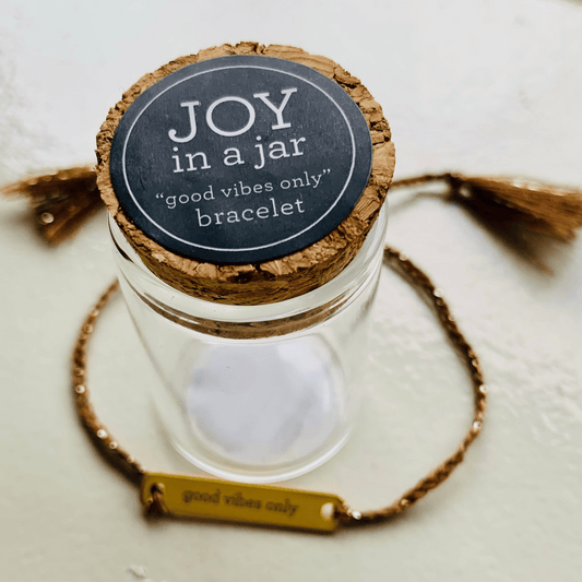 Joy in a Jar Good Vibes Only Bracelet