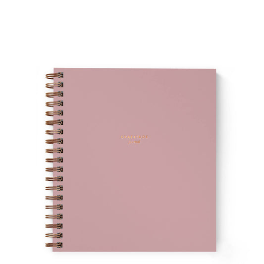 Mini Gratitude Journal—Dusty Rose & Charcoal