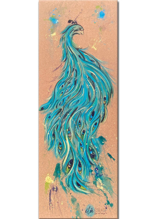 Grace WANDERER Hand Painted Cork Yoga Mat